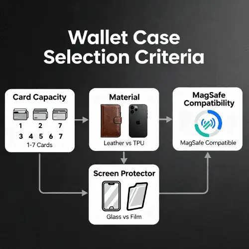 iphone 16 credit card holder case with screen protector
How to Choose the Right Wallet Case