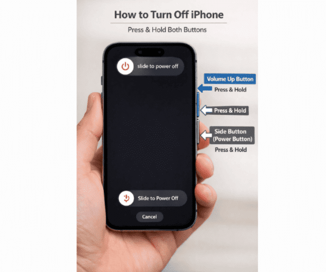 How to Turn Off iPhone: Complete Guide for All Models (2026) 2 how to turn off iphone