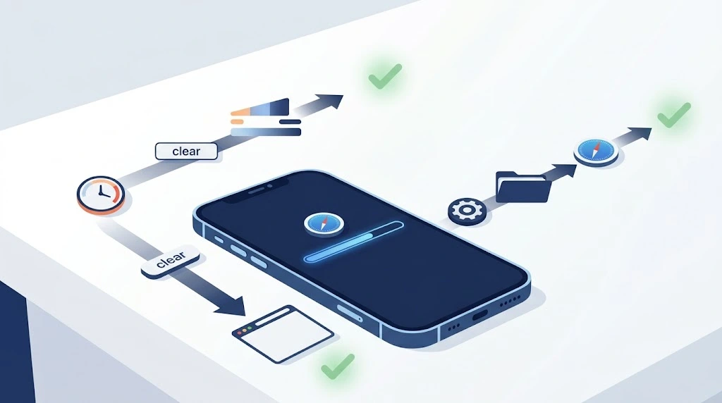 How to Clear Cache on iPhone: Complete Guide (2026) 6 Clearing Safari cache on iPhone through the browser or Settings > Apps > Safari