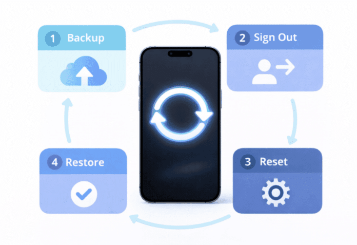 how to factory reset iphone
