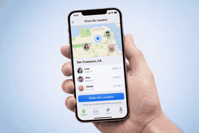 how to share location on iphone