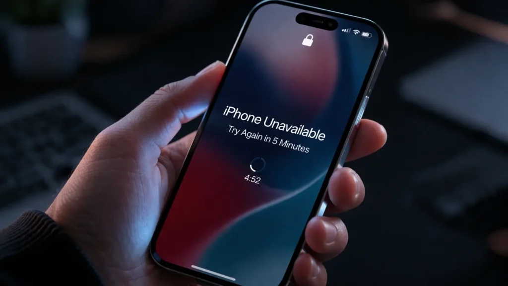 iphone unavailable fix