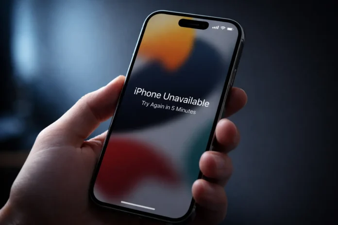 iphone unavailable fix