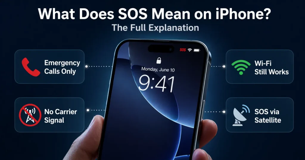 what does sos mean on iphone