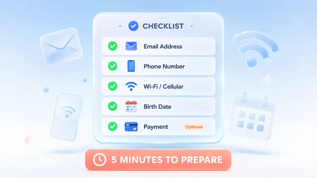create apple id