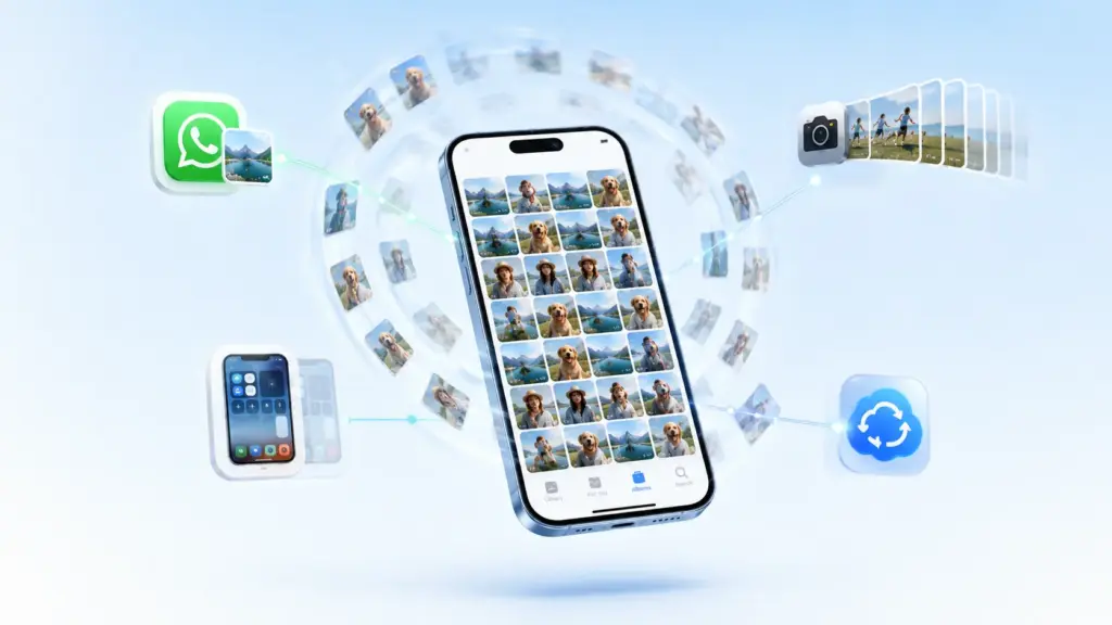 how to delete duplicate photos on iphone