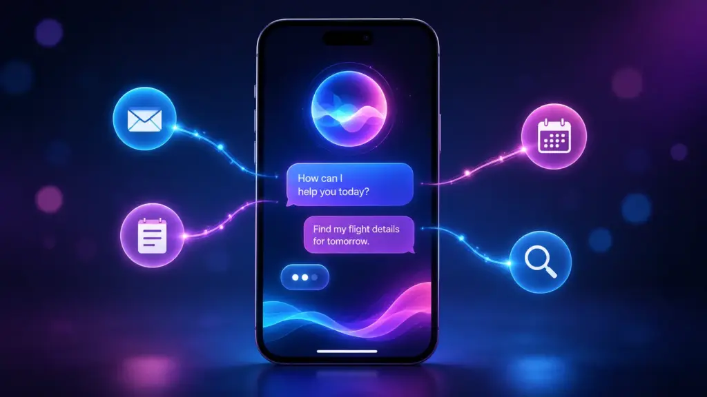 iOS 27 Hands-On: Top 5 New Features! 6 iOS 27 Siri AI assistant interface showing conversational AI features on iPhone