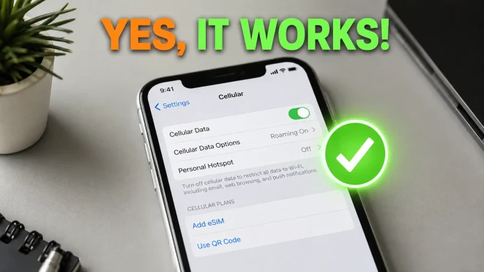 does iphone 11 have esim - featured image showing iphone 11 settings with esim confirmed