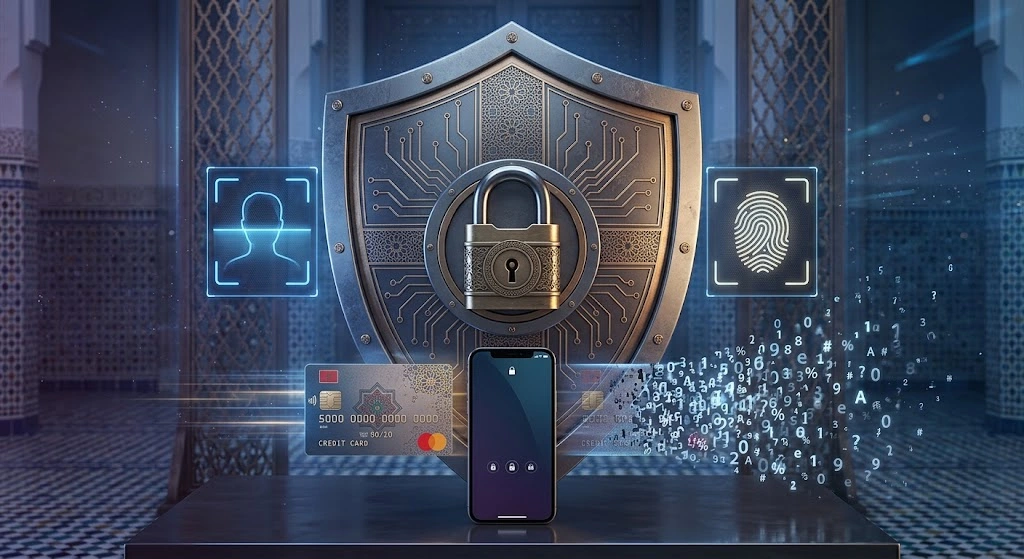 How to Use Apple Pay on iPhone (Stores, Online & Apps)2026 17 Shield and padlock showing that Apple Pay protects your card data