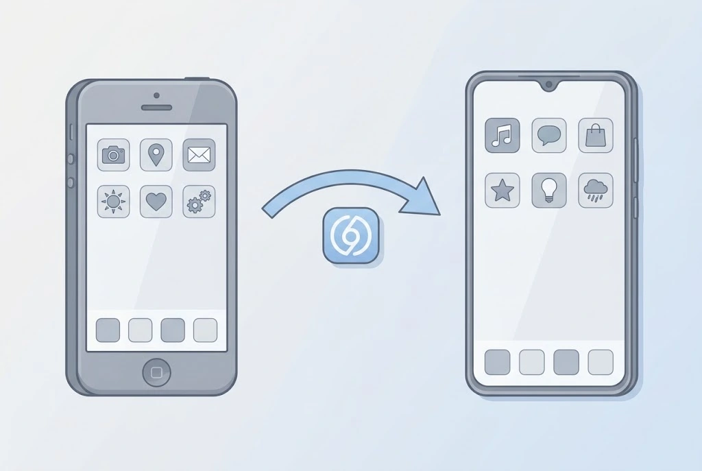 How to Update iPhone Apps (Manual, Automatic & Fixes for iOS 26) 13 update apps on an older iOS version of iPhone compared with a newer iPhone