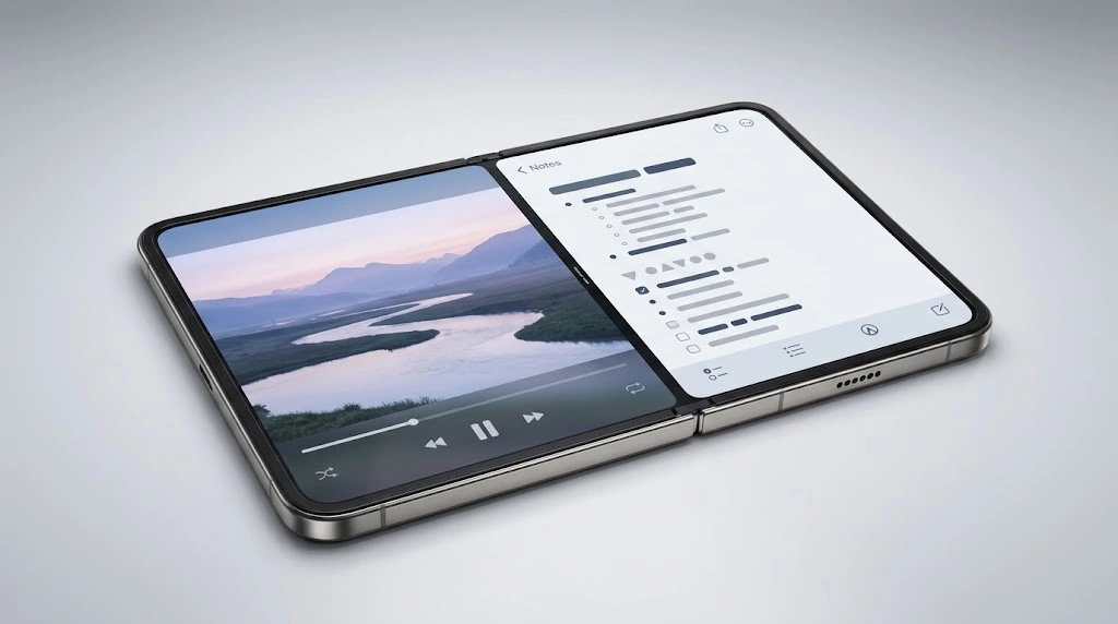 iPhone Duo Split View with two apps side by side