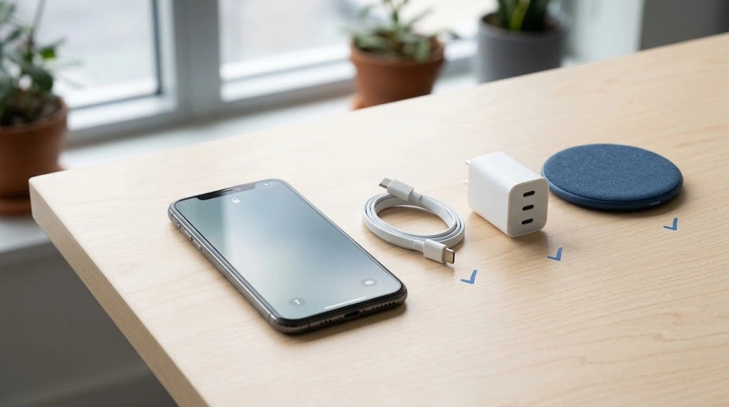 iPhone still not charging after cleaning port, try another cable or wireless charger