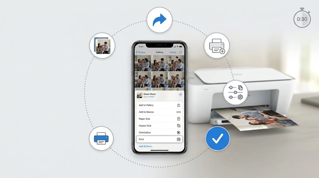 Quick answer: how to print from iPhone in 30 seconds with five AirPrint steps